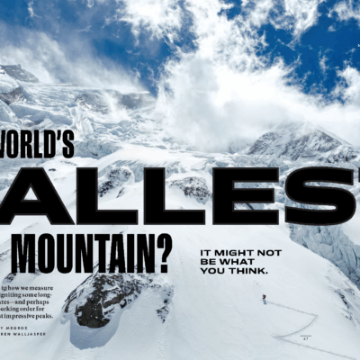 2025 CaGIS Map Design Competition, Honorable Mention, Professional Map Competition (Interactive/Digital): What is the Tallest Mountain on Earth by Soren Walljasper, Courtney Beesch, Eduardo Velez (National Geographic)