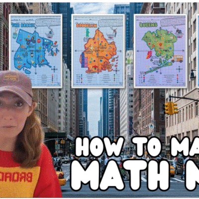2025 CaGIS Map Design Competition, Honorable Mention, Professional Map Competition (Other): How to Make a Math Map by Natalie Teboul (Traveling Miss T.) (NBTutors, LLC)
