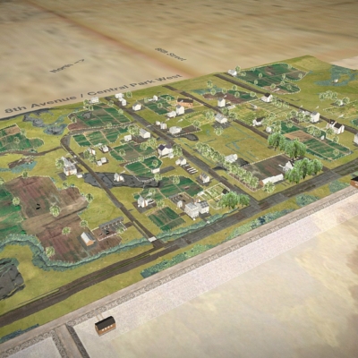 2025 CaGIS Map Design Competition, Winner, Professional Map Competition (Interactive/Digital): Envisioning Seneca Village by Gergely Baics, Meredith Linn, Leah Meisterlin, Myles Zhang, History Department, Barnard College