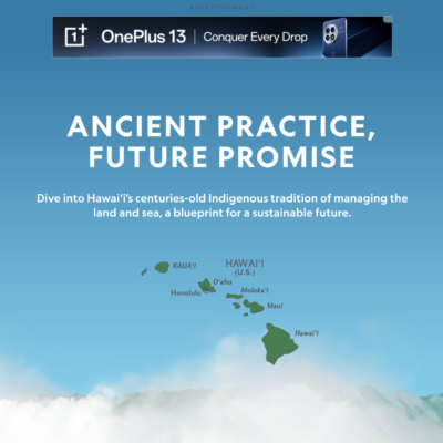 2025 CaGIS Map Design Competition, Honorable Mention, Professional Map Competition (Interactive/Digital): Ancient Practice, Future Promise by Kai'ili Kaulukukui, Rosemary P. Wardley, Eduardo Velez, Sakke Overlund, Eve Conant, Liz Sisk, Michael Fry, National Geographic Magazine