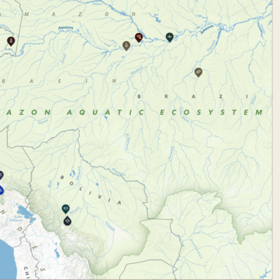 2025 CaGIS Map Design Competition, Honorable Mention, Professional Map Competition (Interactive/Digital): Into the Amazon by Matthew Chwastyk, National Geographic Magazine